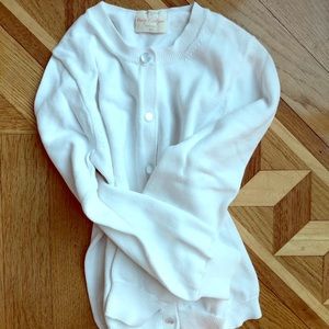 Casey Cardigan Crewcuts Girls 7 White Cardigan